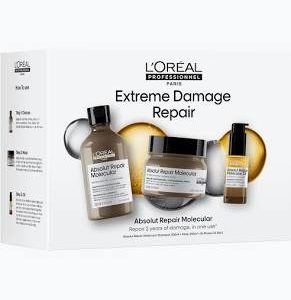 L'Oreal Professionnel OFFICIAL STOCKIST ONLINE ONLY L'Oreal Professionnel Absolut Repair Molecular Trio Holiday Pack 2026